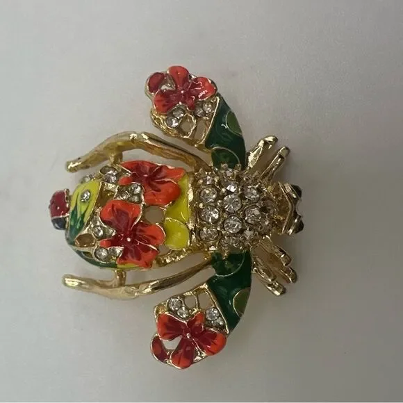 Joan Rivers Orchid Bee Pin - Picture 4 of 8